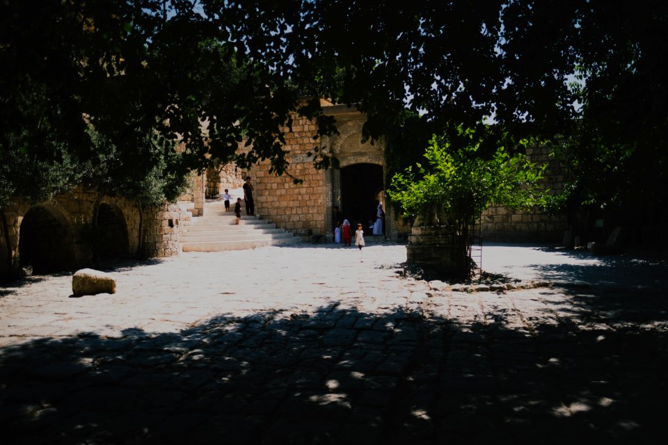 Views of Lalish in summer of 2019, including pilgrims and worshippers 48