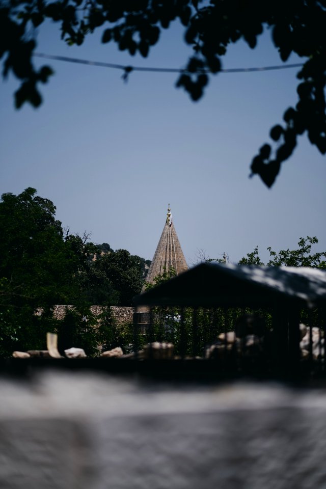 Views of Lalish in summer of 2019, including pilgrims and worshippers 26
