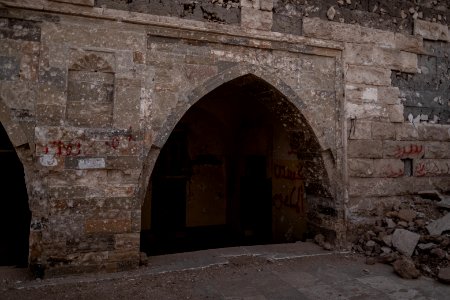 Views of a partially destroyed Aghawat Mosque in the old city of Mosul, in summer of 2019 after war with the Islamic State 24