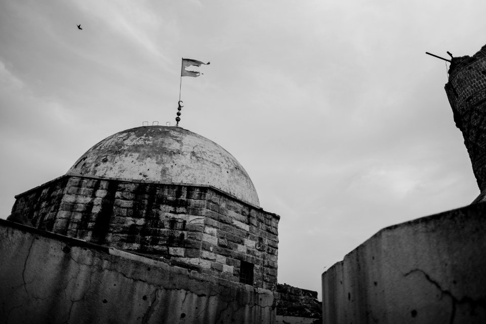 Views of a partially destroyed Aghawat Mosque in the old city of Mosul, in summer of 2019 after war with the Islamic State 12