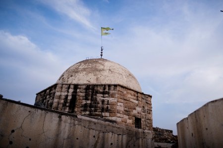 Views of a partially destroyed Aghawat Mosque in the old city of Mosul, in summer of 2019 after war with the Islamic State 11
