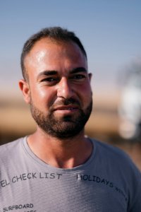 Views of fires spreading in summer of 2019 across villages near Shingal, being put out by Ezidi volunteers 22