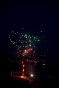 Views of fireworks for the Nawroz festival in 2018 in Akre 16