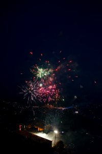 Views of fireworks for the Nawroz festival in 2018 in Akre 18