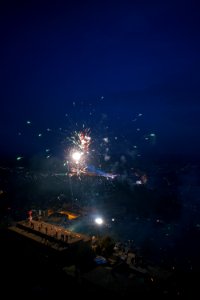Views of fireworks for the Nawroz festival in 2018 in Akre 05