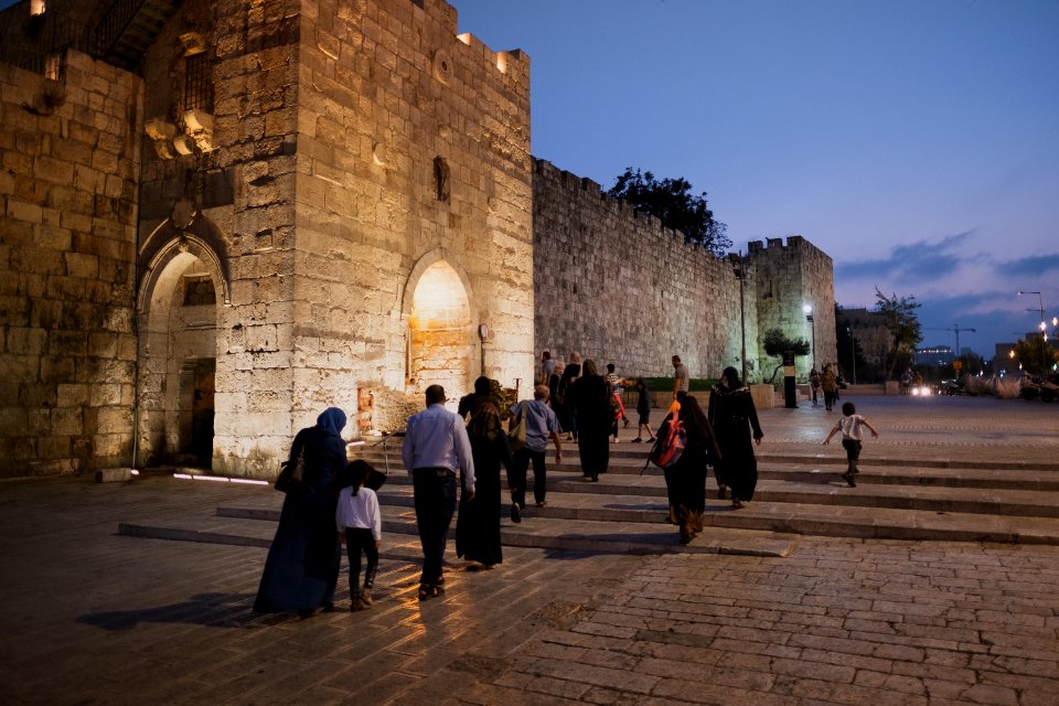 Views of Herod's Gate at the Old City of Jerusalem 04