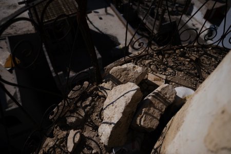 Views of Pasha Mosque in the old city of Mosul in the summer of 2019, after war with the Islamic State 35