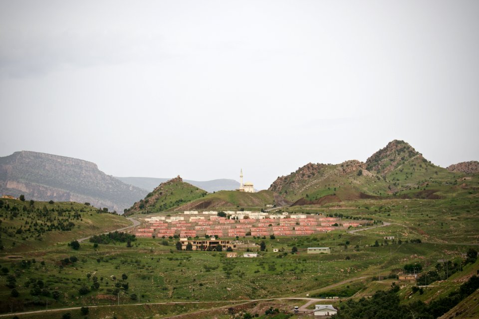 Views of nature, villages, and an abandoned resort project behind Bekhma Dam 07