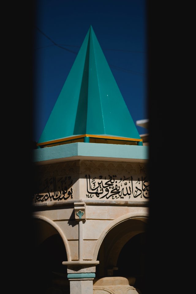 Views of Pasha Mosque in the old city of Mosul in the summer of 2019, after war with the Islamic State 02