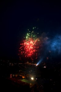 Views of fireworks for the Nawroz festival in 2018 in Akre 06