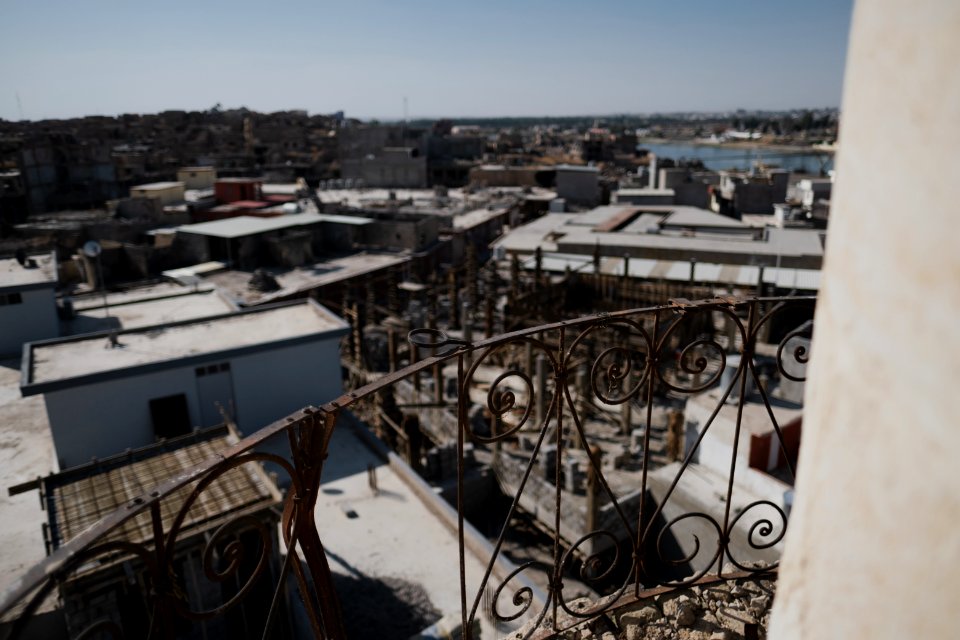 Views of Pasha Mosque in the old city of Mosul in the summer of 2019, after war with the Islamic State 33