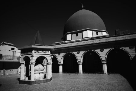 Views of Pasha Mosque in the old city of Mosul in the summer of 2019, after war with the Islamic State 20