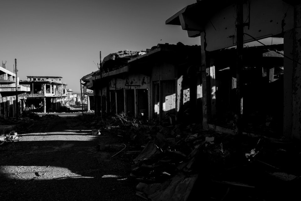 Views around the city center of Shingal (Sinjar) in summer of 2019, following the war with the Islamic State 02