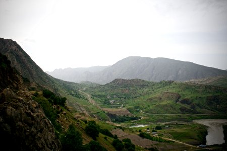 Views of nature, villages, and an abandoned resort project behind Bekhma Dam 05