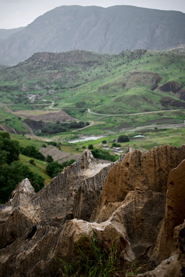 Views of nature, villages, and an abandoned resort project behind Bekhma Dam 04