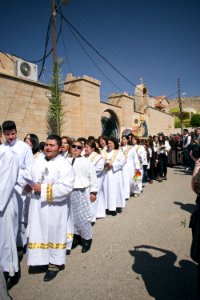 Views of Palm Sunday festivities in 2018 in alQosh 15