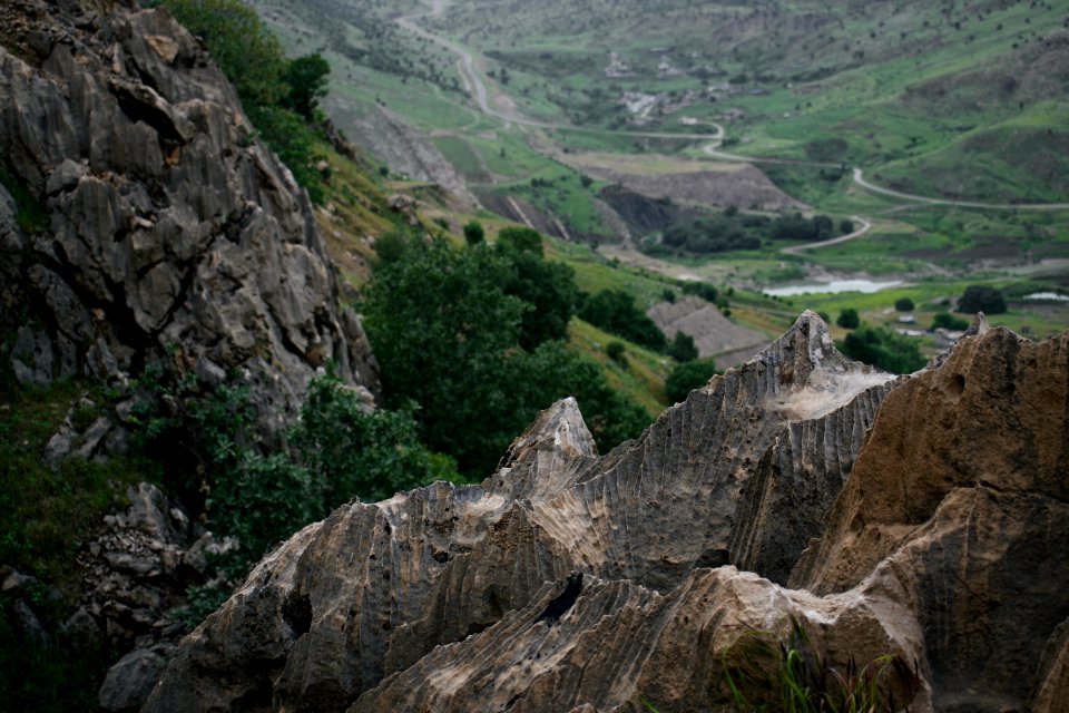 Views of nature, villages, and an abandoned resort project behind Bekhma Dam 03