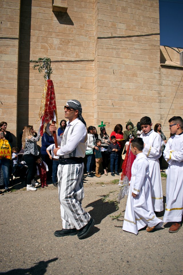 Views of Palm Sunday festivities in 2018 in alQosh 13