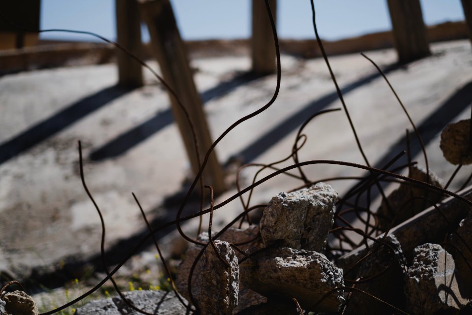 Views around the city center in April of 2019 in Shingal, especially destruction from the war with the Islamic State 01