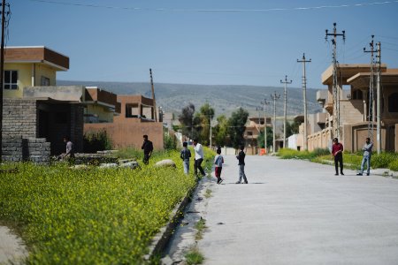 Views around the city center in April of 2019 in Shingal, especially destruction from the war with the Islamic State 08