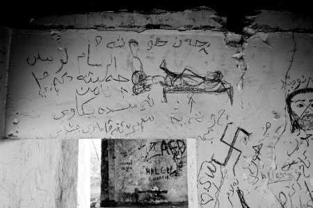 Views and details of Saddam Hussein's destroyed and vandalized villa near Sirsing 22