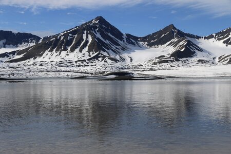 Ice arctic landscape photo