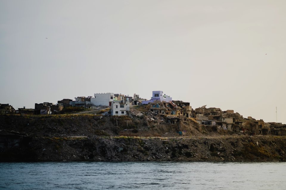 Views along the river Tigris in Mosul in 2019 when Moslawis go during the summer to cool down 16