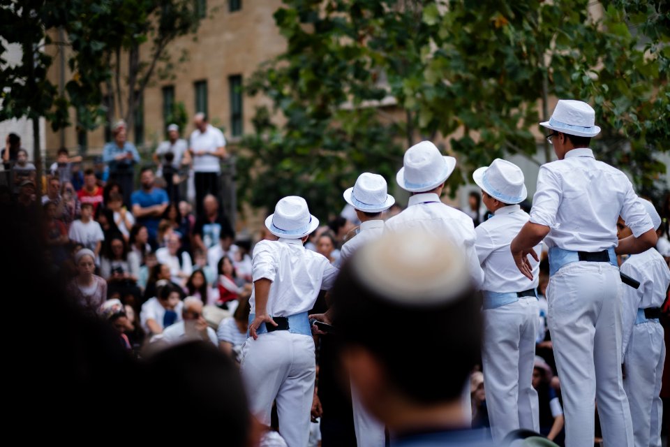 Views along Jaffa street in October of 2019 during the Sukkot holiday 17
