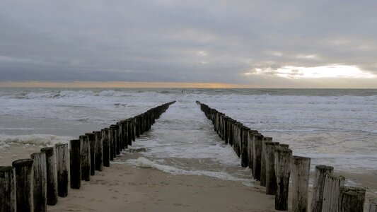 Water beach north sea photo