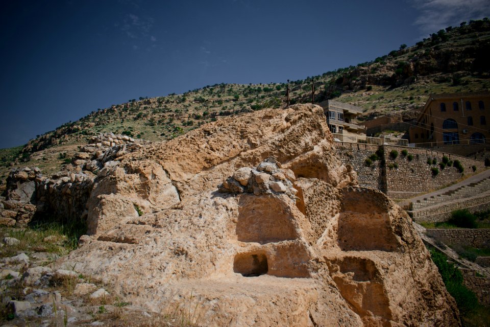 Views around the exterior of the Monastery of Saint Matthew 04