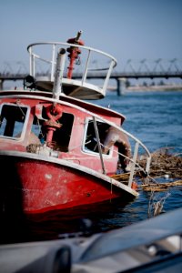Views along the river Tigris in Mosul in 2019 when Moslawis go during the summer to cool down 04