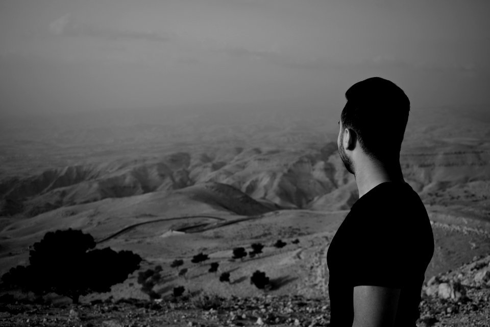 Views around Mount Nebo and of a young man (Jordanian) 05