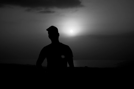Views around Mount Nebo overlooking the Dead Sea and of a young man (Jordanian) 08