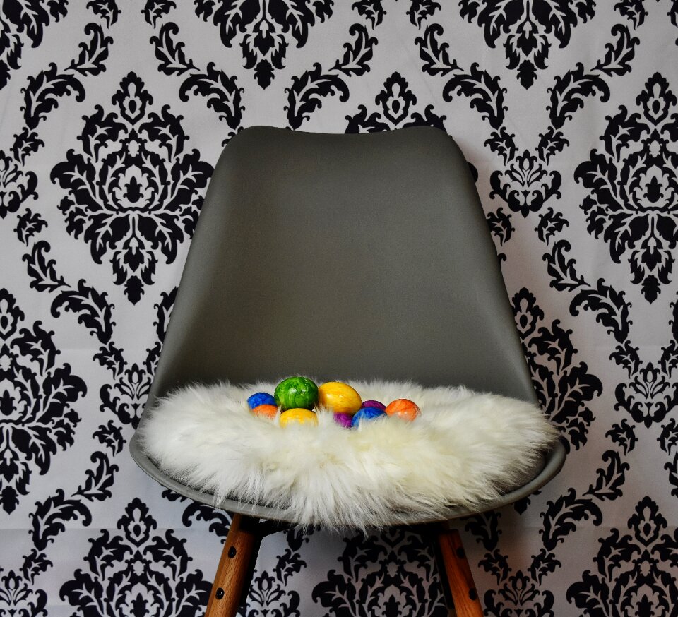 Colorful eggs chair modern