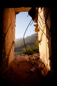 Views and details of Saddam Hussein's destroyed and vandalized villa near Sirsing 06
