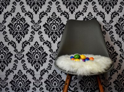 Colorful eggs chair modern