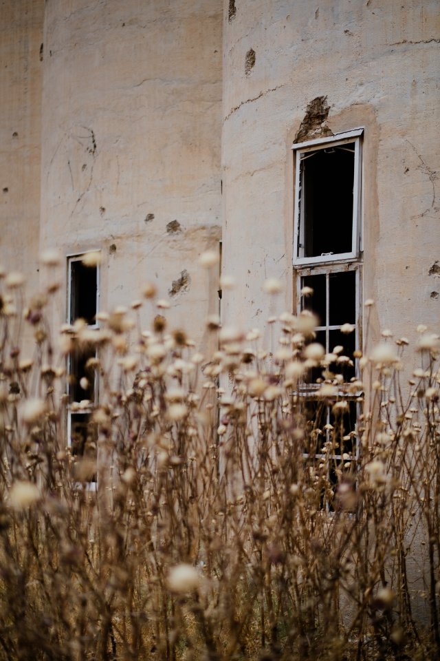 Views in June of 2019 of Sinjar's ruined silo, destroyed during the war with the Islamic State 12