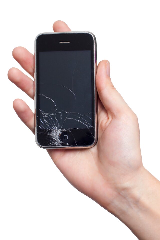 Display damage smartphone