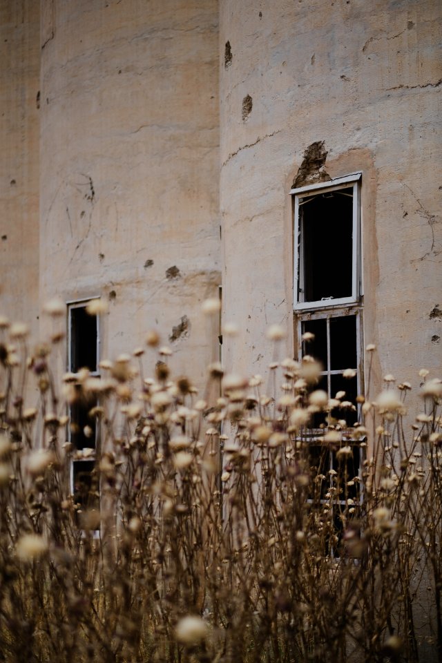 Views in June of 2019 of Sinjar's ruined silo, destroyed during the war with the Islamic State 13