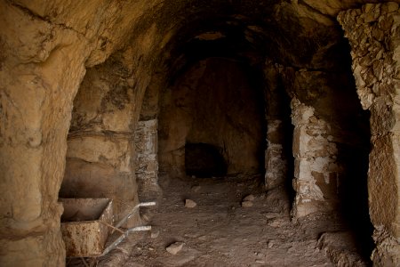 Views of a cave at the Monastery of Saint Matthew 02
