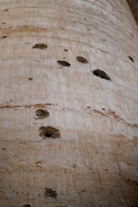 Views in June of 2019 of Sinjar's ruined silo, destroyed during the war with the Islamic State 15