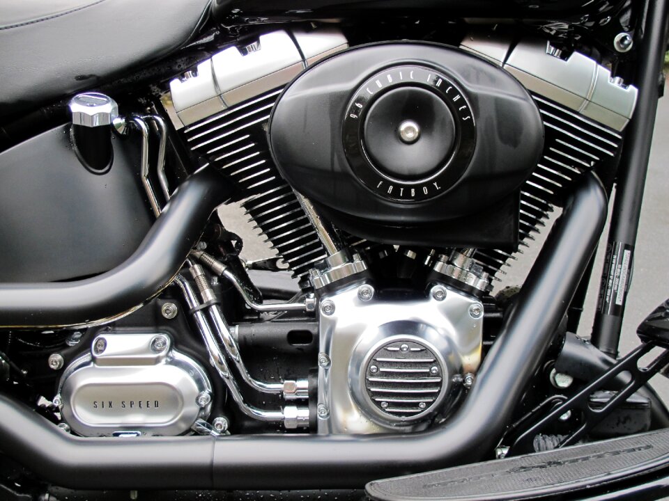 V-twin fat boy power train