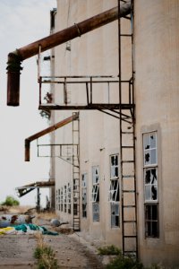 Views in June of 2019 of Sinjar's ruined silo, destroyed during the war with the Islamic State 20