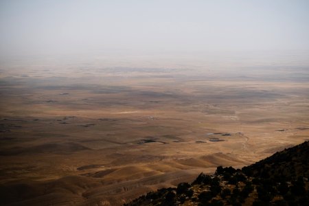 Views in June of 2019 of the north side of Sinjar mountain, as seen from the Ezidi shrine of Chil Mera 03