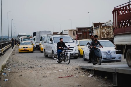 Views of a drive in April of 2019 through Mosul 02