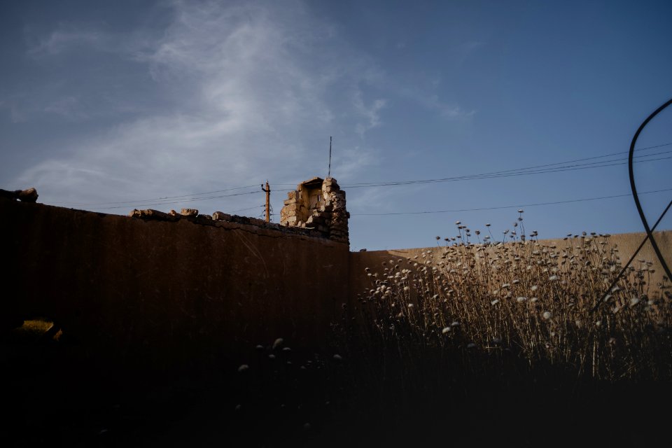 Views in June of 2019 of ruined buildings around the center of Shingal (Sinjar) town 18