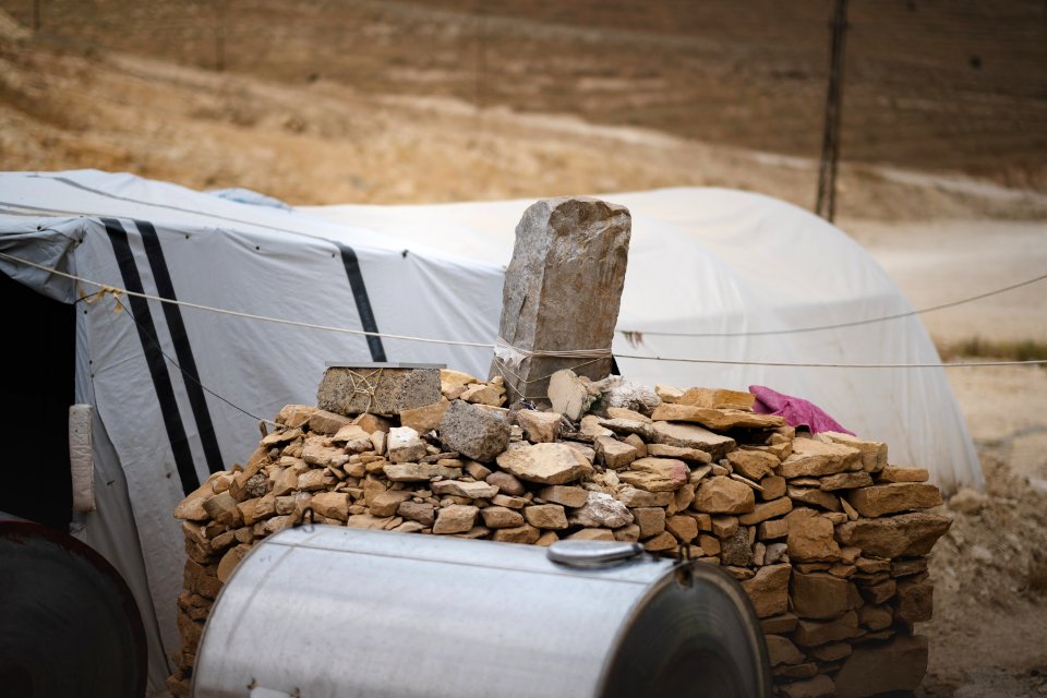 Views in June of 2019 around the Ezidi shrine of Shebl Qasim atop Shingal mountain 50