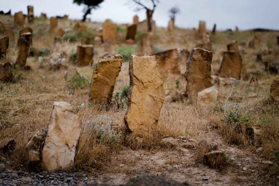 Views in June of 2019 around the Ezidi shrine of Shebl Qasim atop Shingal mountain 36