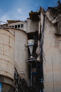 Views in June of 2019 of Sinjar's ruined silo, destroyed during the war with the Islamic State 46