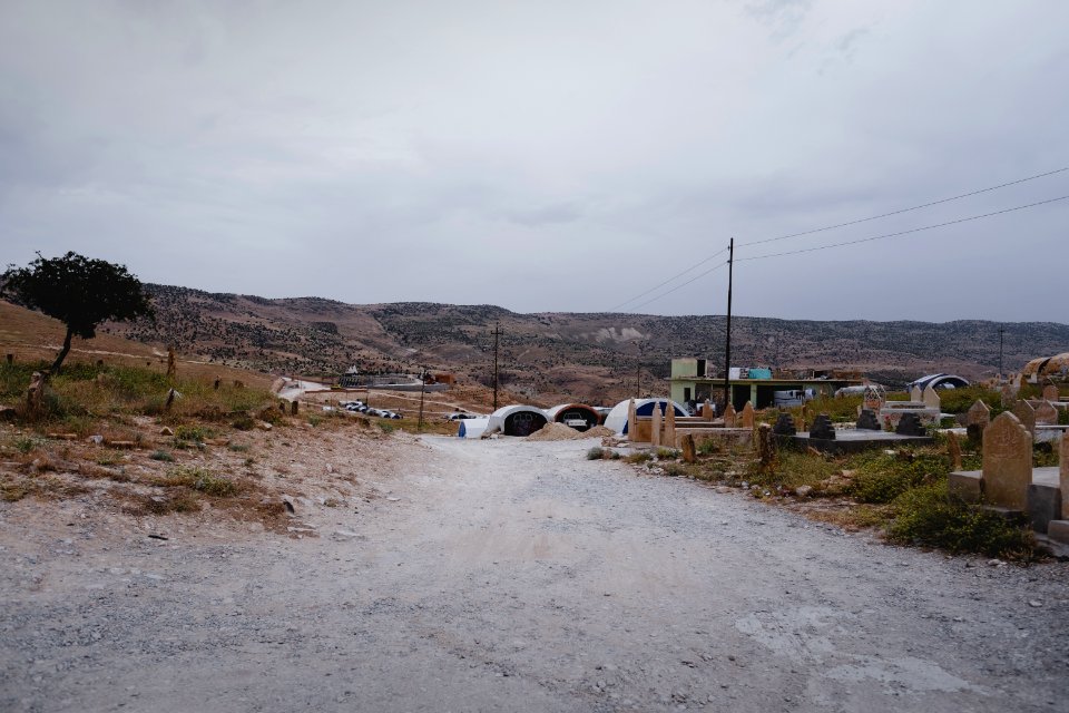 Views in June of 2019 around the Ezidi shrine of Shebl Qasim on Shingal mountain 01